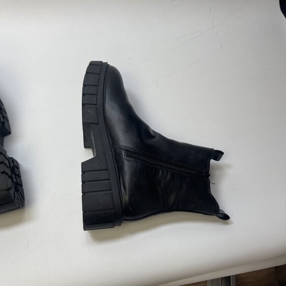 Madden NYC Chunky Chelsea Platform Lug Boots Women's Size 9 Black Comfort - Picture 11 of 13